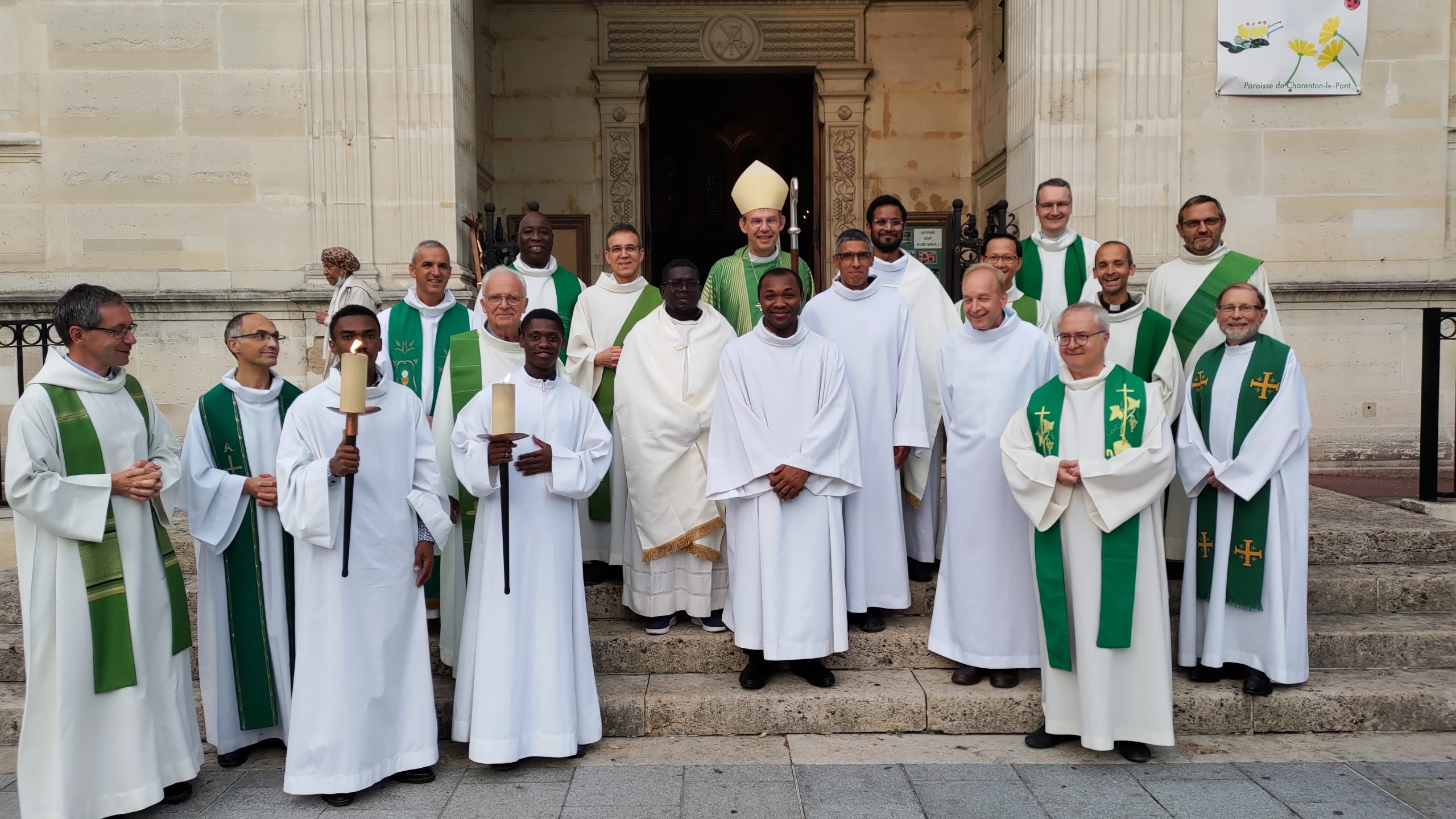 31 août 2022 : admission au sacerdose de Olivier-Marie Joseph et de Benoit Malet