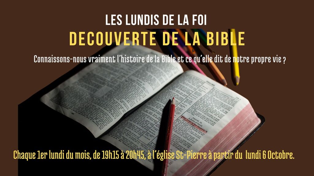 Les Lundis de la Foi reprennent !