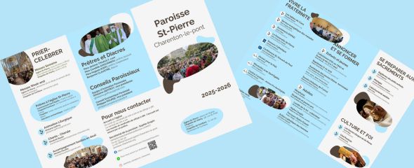 Retrouvez la nouvelle plaquette de la paroisse